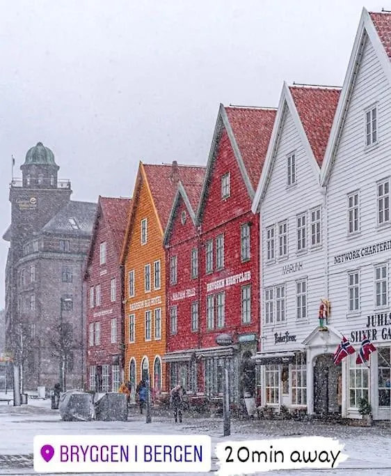 Apartment Private Room In City Centre, Shared Appartment, Free Parking Bergen