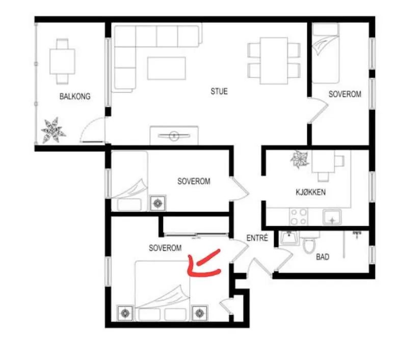 Private Room In City Centre, Shared Appartment, Free Parking Bergen Apartment