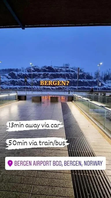 Private Room In City Centre, Shared Appartment, Free Parking Bergen Apartment