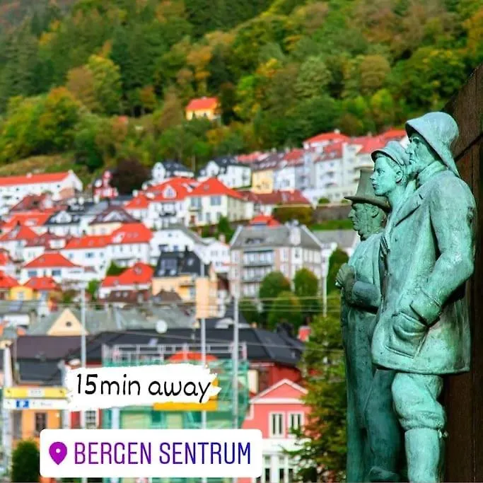 Private Room In City Centre, Shared Appartment, Free Parking Bergen
