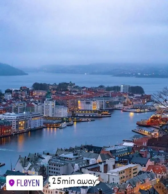 Private Room In City Centre, Shared Appartment, Free Parking Bergen 0*,