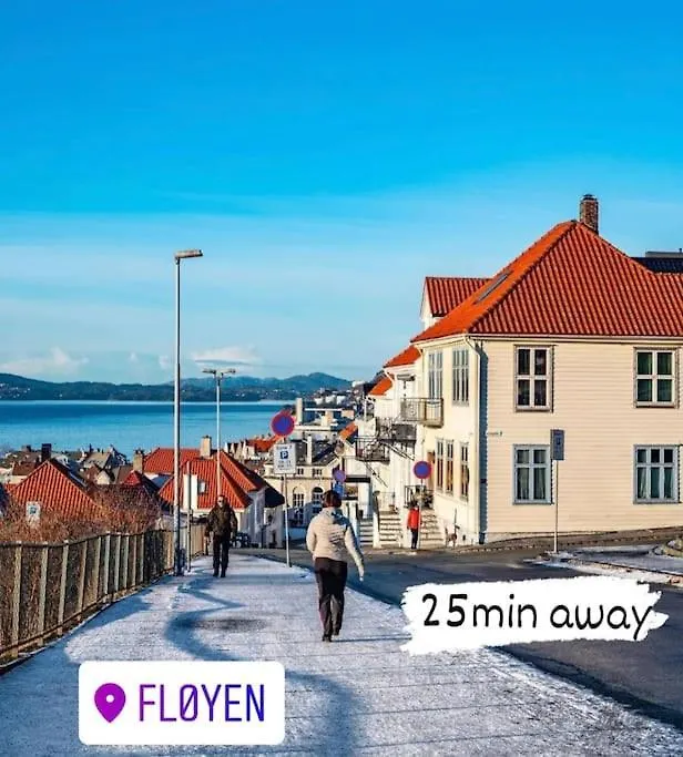 Apartment Private Room In City Centre, Shared Appartment, Free Parking Bergen